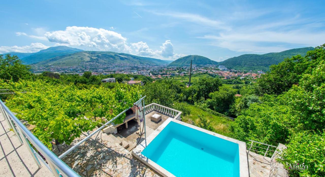 Perfect View Of Mostar - With Swimming Pool 外观 照片